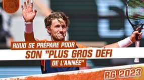 Roland-Garros : Ruud se prépare pour son "plus gros défi de l'année"