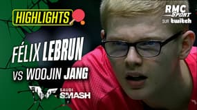 Résumé Saudi Smash : F. Lebrun vs W. Jang (quart de finale)