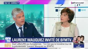 Laurent Wauquiez face à Ruth Elkrief