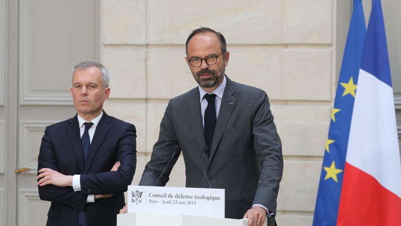 François de Rugy et Edouard Philippe à l'Elysée, le 23 mai 2019.