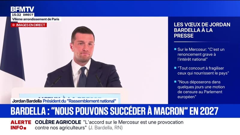 Municipales 2026:  "S'il y a des candidats qui tiennent des propos que je ne partage pas, alors ils ne porteront pas les couleurs du RN", assure Jordan Bardella