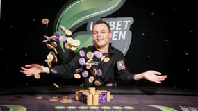 Quentin Lecomte, vainqueur de ll'Unibet Open Cannes.