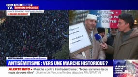 Marche contre l'antisémitisme: "Je déplore l'absence de certaines organisations musulmanes de France" (Rezza Nabil, Imam francilien)