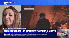 Incendies en Espagne: "On a beaucoup de voisins qui ont tout perdu", témoigne Sylvie, bénévole de la Croix-Rouge