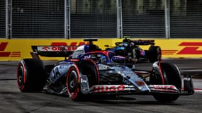 Daniel Ricciardo lors du GP de Singapour, le 22 septembre 2024.