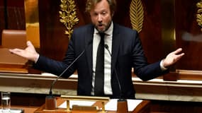 Le président du groupe socialiste à l'Assemblée nationale Boris Vallaud, le 24 octobre 2022