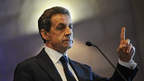 Nicolas Sarkozy, à Rochefort, en Charente-Maritime.