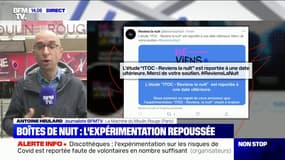 La soirée test en boîte de nuit est finalement annulée, faute de participants