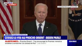 Proche-Orient: Joe Biden juge que le cessez-le-feu est "une réelle occasion d'avancer"