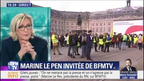 Marine Le Pen : "Macron considère que tous ceux qui ne sont pas des premiers de cordée, sont des poids morts"