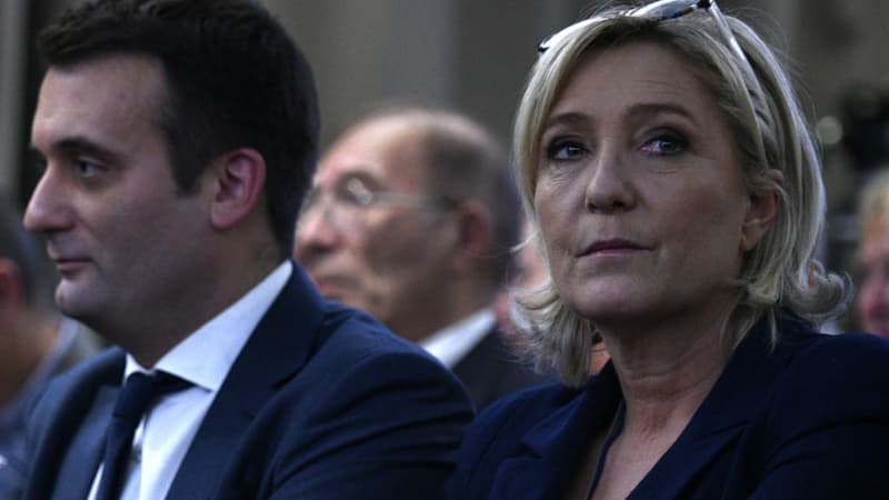 Florian Philippot et Marine Le Pen