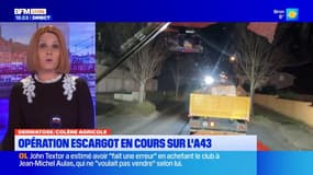 Colère agricole : opération escargot sur l'A43 ce mardi soir