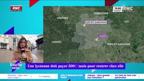 RMC s’engage avec vous : Une lycéenne doit payer 300 euros par mois pour rentrer chez elle - 22/12