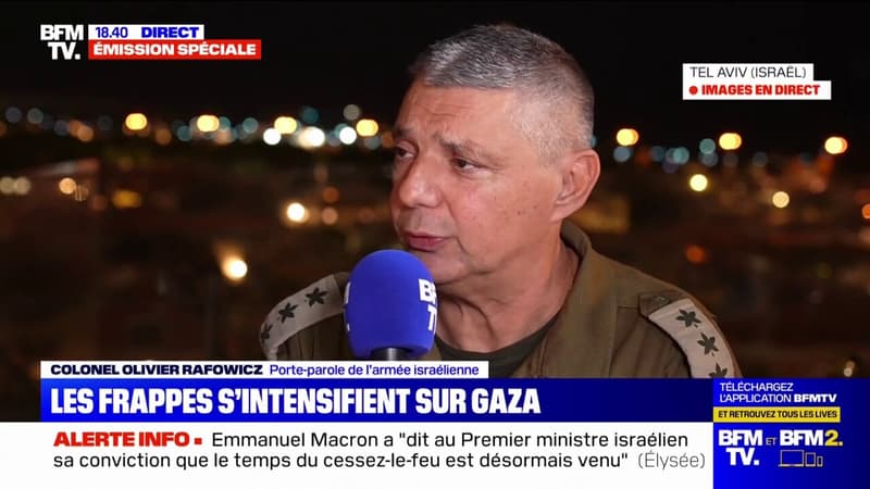 Olivier Rafowicz, porte-parole de l'armée israélienne: 