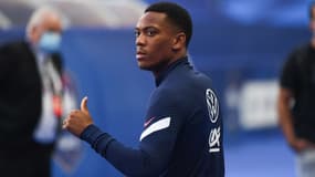 Anthony Martial avec l'équipe de France, le 7 septembre 2020