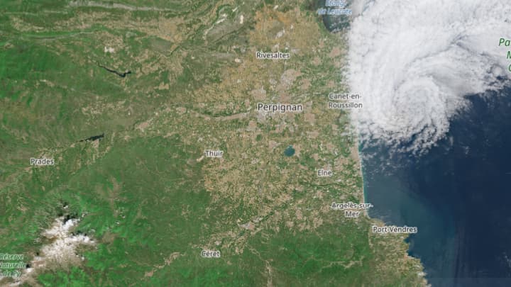 Les Pyrénées-Orientales vues du ciel le 17 mai 2022