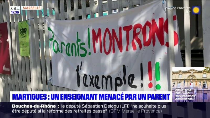 Martigues: un enseignant menacé par un parent d'élève