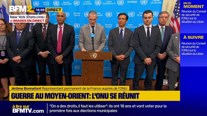 À l'ONU, la France et une trentaine d'États expriment leur "profonde inquiétude" face à "l'escalade des hostilités" au Liban