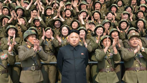 Photo non datée de Kim Jong-Un, diffusée le 24 avril dernier par la Corée du Nord. (Photo d'illustration)
