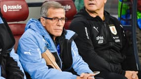 Oscar Tabarez avec l'Uruguay