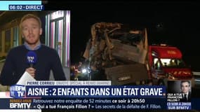 Collision entre un car et un camion: deux enfants sont toujours dans un état grave