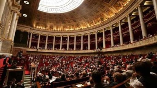 L'hémicycle de l'Assemblée nationale.