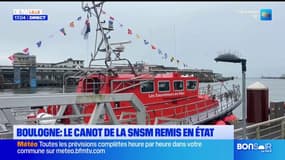 Boulogne-sur-Mer: le canot de la SNSM a été remis en état