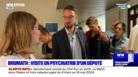 Bas-Rhin: le député Emmanuel Fernandes en visite au centre hospitalier de Brumath, spécialisé en psychiatrie