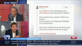 Le patron du MEDEF réagit aux polémiques liées aux dons de milliardaires pour la reconstruction de N.D de Paris: "C'est minable"