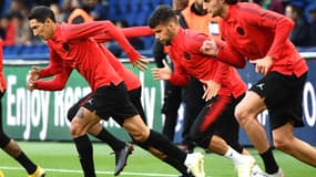 Angel Di Maria, Juan Bernat et Adrien Rabiot