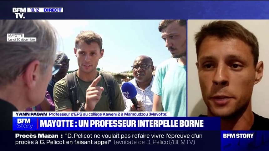 Mayotte: "Madame Borne n'a aucune réponse à apporter", regrette Yann Pagan,  professeur à Mamoudzou