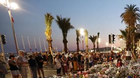 La Promenade des Anglais, à Nice, le soir du 18 juillet 2016.