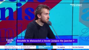 Rétablir le distanciel à l’école jusqu’à fin janvier ? "Ça me paraît assez rationnel, à l’heure actuelle les mesures prises sont trop confuses" dit Hadrien Mathoux. 