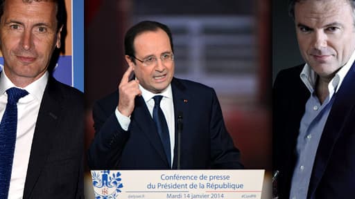 Thierry Arnaud et Eric Brunet, éditorialistes sur BFMTV, livrent leur analyse de la conférence de presse de François Hollande.