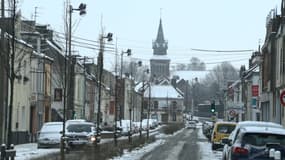 La neige est tombée en abondance à Béthune ce jeudi 9 janvier 2025.