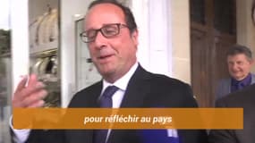 Ce moment où Hollande esquive une question sur Macron