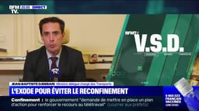 Confinement: selon Jean-Baptiste Djebbari, il y a "une surréservation de 20% à la SNCF et 20% de trafic en plus sur les routes"