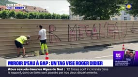 Gap: des tags visant le maire Roger Didier découverts sur des palissades