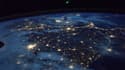 Un cliché de la France la nuit, pris par Thomas Pesquet depuis la Station spatiale internationale.