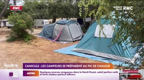 Canicule : les campeurs se préparent au pic de chaleur 