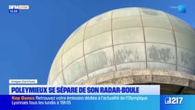 Poleymieux: la nostalgie des habitants avec le démantèlement du radar "boule"