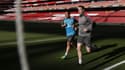 Santi Cazorla s'entraîne à l'Emirates Stadium avant Arsenal-Atlético
