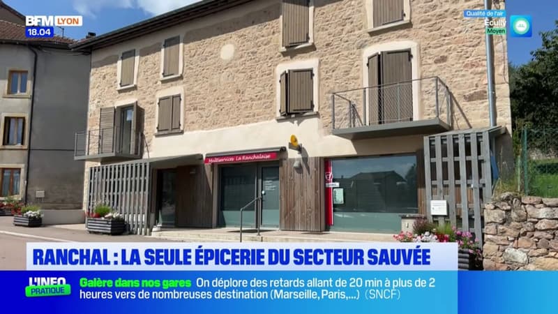 Beaujolais: la seule épicerie du secteur, située à Ranchal, a été sauvée