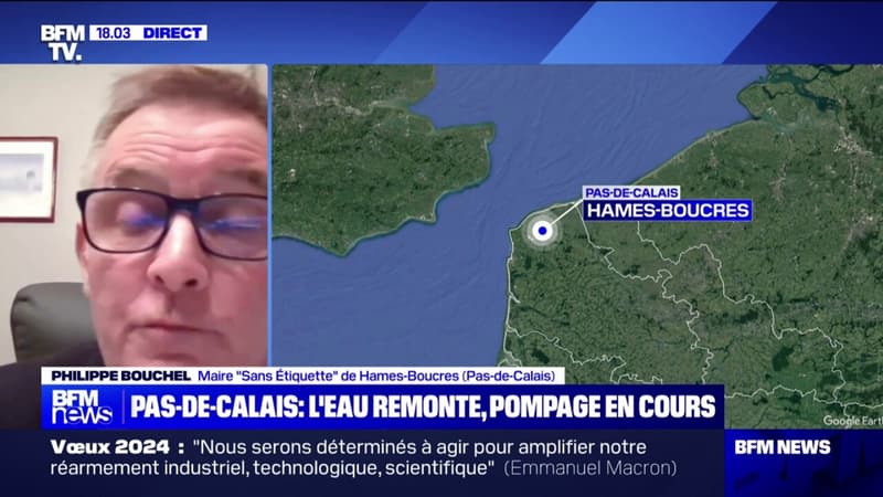 Pas-de-Calais: le maire de Hames-Boucres décrit l'inquiétude des habitants face aux crues à répétition