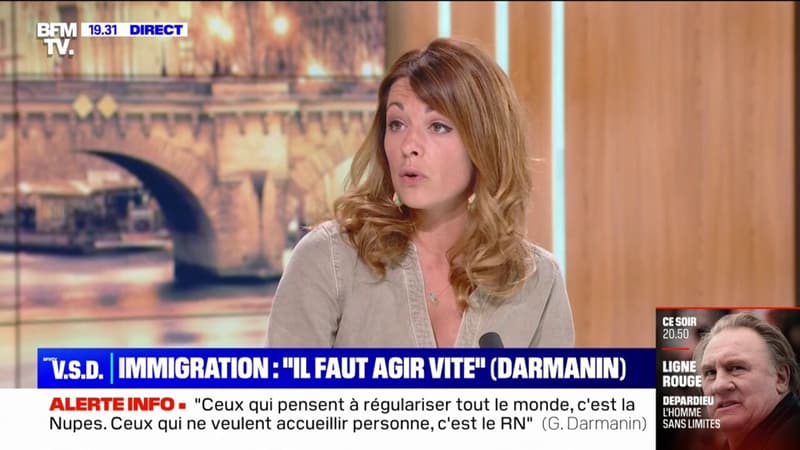 Projet de loi immigration: « C’est le texte le plus ferme depuis les 20 dernières années », affirme la députée Renaissance Maud Bregeon