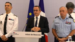 Bruno Retailleau lors d'un point presse le 10 septembre 2025