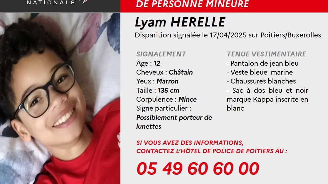 Vienne: un avis de recherche lancé après la disparition inquiétante d'un enfant de 12 ans
