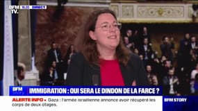 Rejet de la loi immigration: "Nous avons évité 15 jours de débats nauséabonds où on aurait vu peu à peu le ministre de l'Intérieur céder absolument sur tout", affirme la député écologiste Cyrielle Chatelain