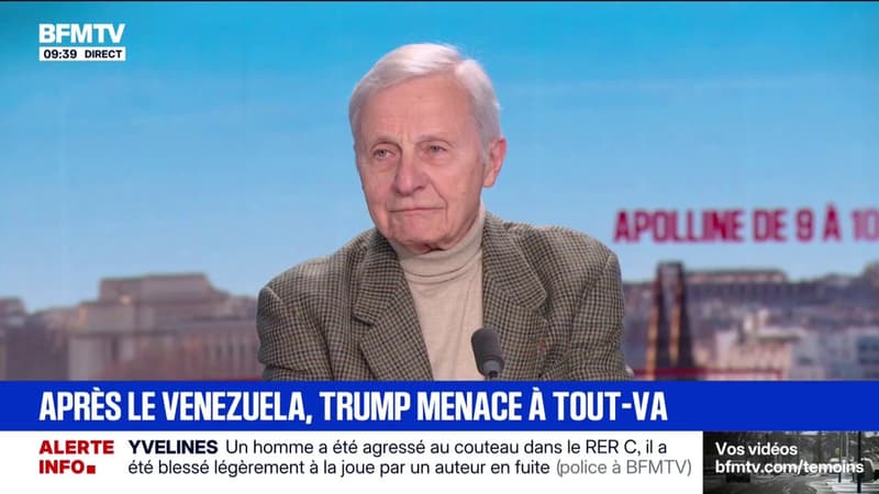 Venezuela: pour André Kaspi, historien spécialiste des États-Unis, Donald Trump souhaite “indiquer clairement que le domaine des États-Unis représente un certain nombre de pays”