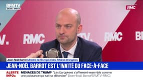 Iran: Jacques Paris et Cécile Kohler "sont en sécurité à l'ambassade de France à Téhéran", assure Jean-Noël Barrot, ministre des Affaires étrangères